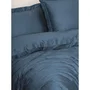 Juego de Cama 220x240 cm + 2 Fundas Almohada 60x60 cm 100% Algodón Satén Azul ASI8684282419815