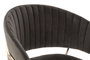 DKD Home Decor Silla de Terciopelo Gris Oscuro y Dorado