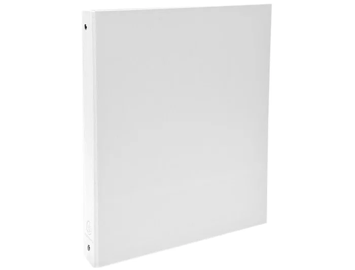 Exacompta Carpeta de 4 Anillas 30mm DIN A4 Cartón Forrado Blanco