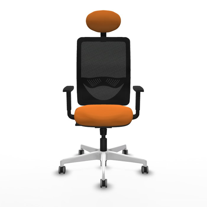 PIQUERAS Y CRESPO Silla de oficina Zulema con Mecanismo Sincro, Naranja y Negro PIQUERAS Y CRESPO Silla de oficina Zulema con Mecanismo Sincro, Naranja y Negro