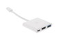 TNB Adaptador de video USB-C a HDMI 3 en 1 - Gris