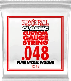 Ernie Ball Cuerda Eléctrica Classic Pure Nickel .048 (Set de 6) (Set de 6)