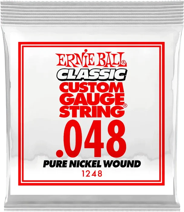 Ernie Ball Cuerda Eléctrica Classic Pure Nickel .048 (Set de 6) (Set de 6)