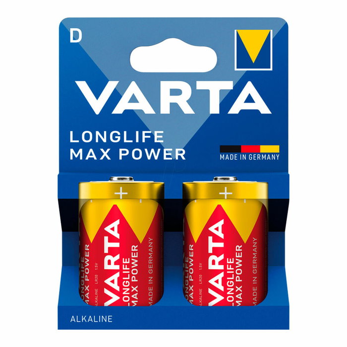 Varta Longlife Max Power D LR20, 2 unidades Varta Longlife Max Power D LR20, 2 unidades