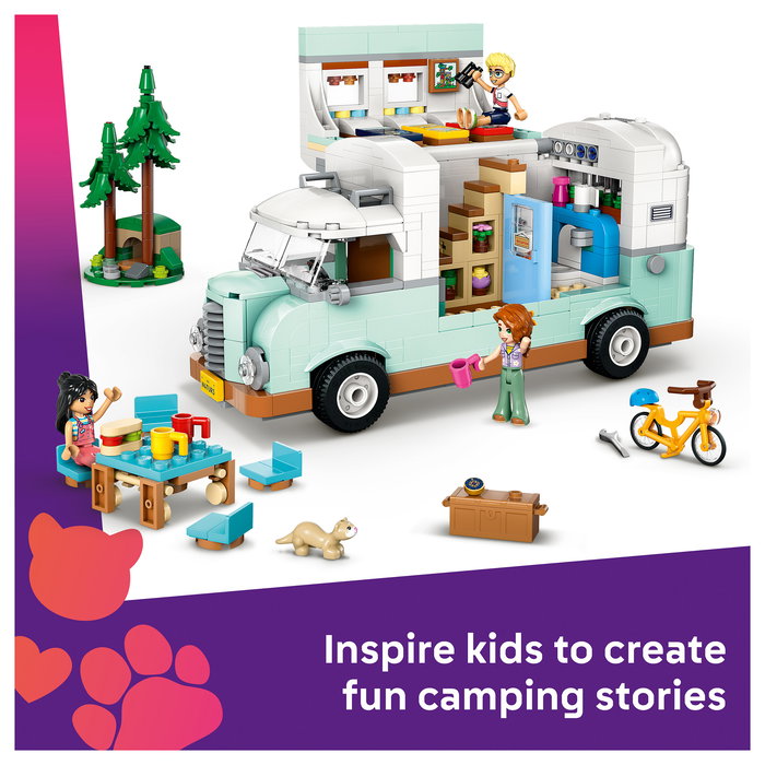 LEGO Friends 42663 Caravana de la Amistad, Juego de Construcción de 778 Piezas para Niños y Niñas a Partir de 7 Años