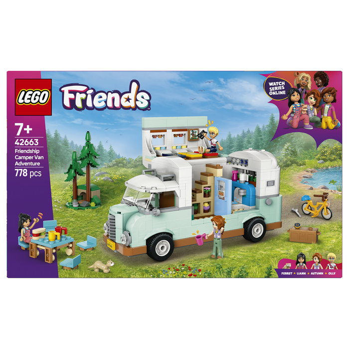 LEGO Friends 42663 Caravana de la Amistad, Juego de Construcción de 778 Piezas para Niños y Niñas a Partir de 7 Años
