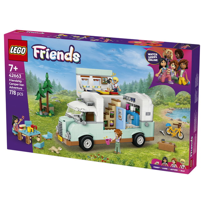 LEGO Friends 42663 Caravana de la Amistad, Juego de Construcción de 778 Piezas para Niños y Niñas a Partir de 7 Años