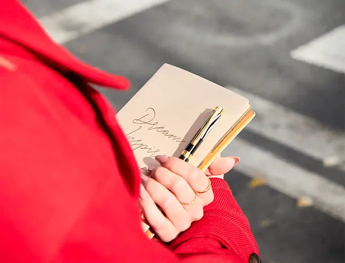 Belius Dualità Boligrafo Cuerpo Negro Tinta Azul Caja de Diseño Blanco