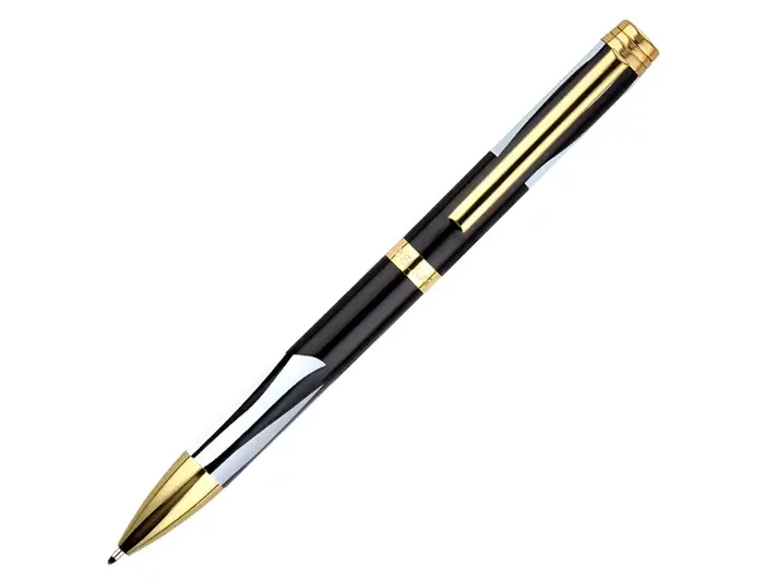 Belius Dualità Boligrafo Cuerpo Negro Tinta Azul Caja de Diseño Blanco