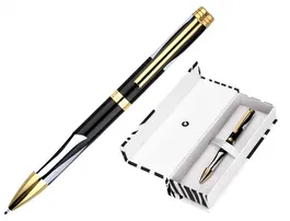 Belius Dualità Boligrafo Cuerpo Negro Tinta Azul Caja de Diseño Blanco