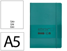 Antartik Cuaderno Antartik Notes Verde Aguamarina A5