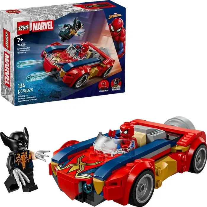 Lego Marvel Coche de Spider-Man vs. Lobezno Venomizado 76336 Lego Marvel Coche de Spider-Man vs. Lobezno Venomizado 76336