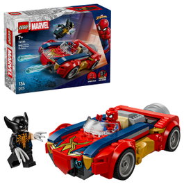 LEGO Marvel Coche de Spider-Man vs. Lobezno Venomizado 76336
