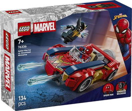 Lego Marvel Juego de Construccion Coche De Spider-Man Vs. Lobezno Venomizado - Para Edad 6+