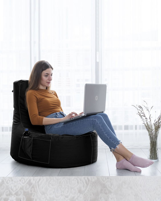 Atelier Del Sofa Saco de judas de jardín EVA Sport Black Impermeable para Exterior