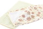 DKD Home Decor Ivy&daisy 2022 Paño Tradicional Verde Beige Microfibra 60 x 40 cm Set 2 Unidades