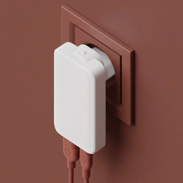 Dbramante1928 CHSLEUWH7200 Cargador de Pared Universal AC Blanco 65W, 1 Puertos USB-A y 1 Puerto USB-C