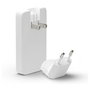 dbramante1928 Cargador USB-C 65W + USB-A 30W Slim Pro-EU/US Blanco