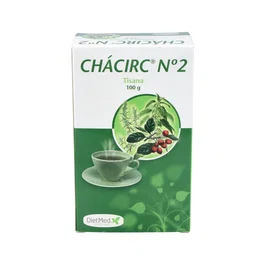 DIETMED Tisana Nº2 Chaven (Chacir) para Vasos Sanguíneos - Infusión Herbal con Romero, Cola de Caballo, Hierba de San Roberto - 100 g