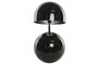 DKD Home Decor Lámpara de Sobremesa Acero Patinado Negro