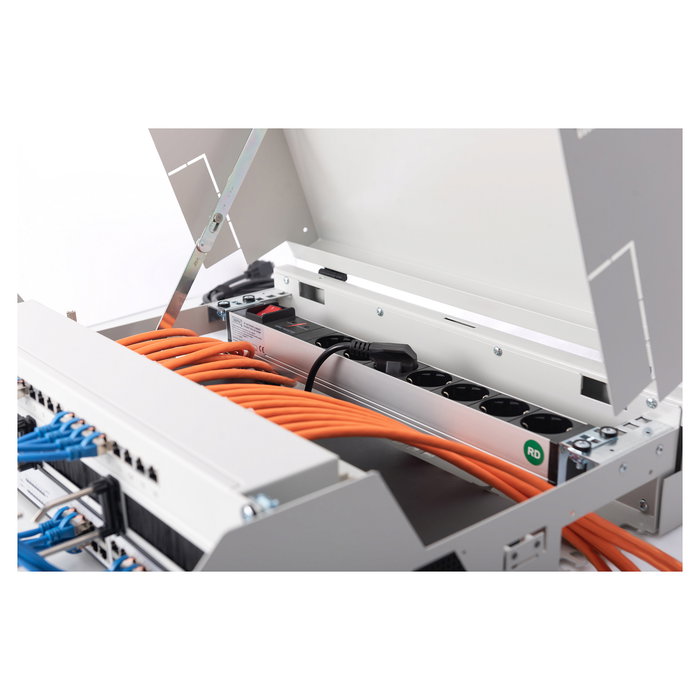 Digitus Caja Mural SOHO 3HE 145x500x475 mm Gris Slim