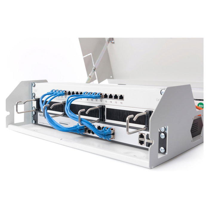 Digitus Caja Mural SOHO 3HE 145x500x475 mm Gris Slim