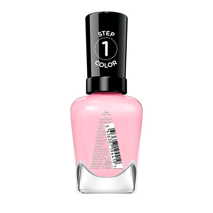 Sally Hansen MIRACLE GEL #344 Blush Crush Esmalte de uñas, Manicura Gel, Top Coat No Necesita Lámpara UV, 15 ml