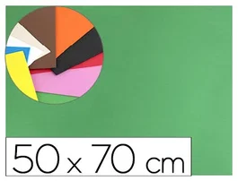 Liderpapel Goma eva 50x70cm 60g/m2 espesor 1.5mm verde