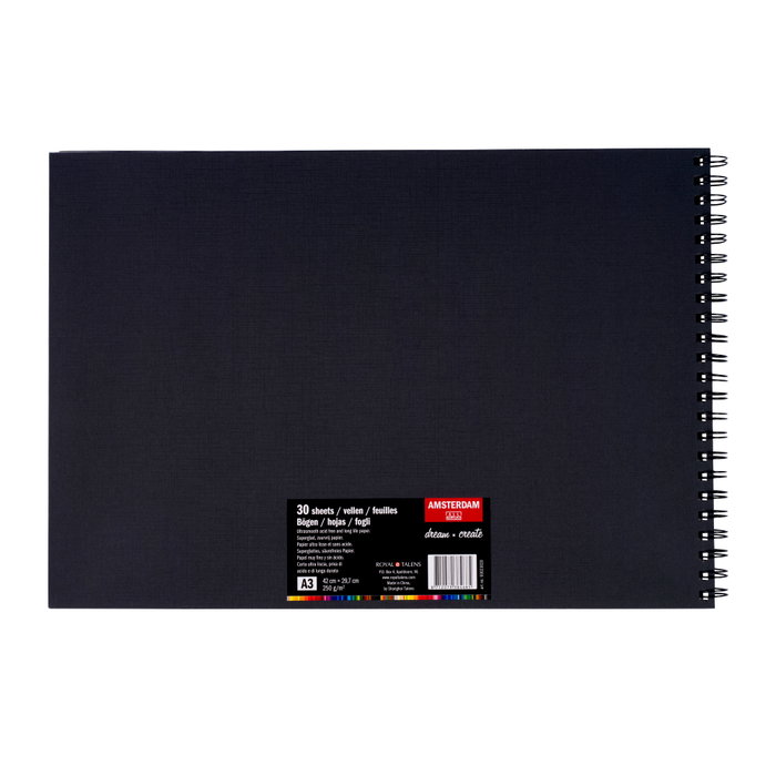 Amsterdam Cuaderno de bocetos A3 250 g 30 hojas Amsterdam Cuaderno de bocetos A3 250 g 30 hojas