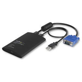 StarTech Adaptador Crash Cart USB a Laptop, Puerto VGA, Transferencia de Archivos y Captura de Video Full HD 1920x1200, USB 2.0, Compatible con Windows/Mac/Linux