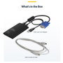 StarTech Adaptador Crash Cart USB con Transferencia de Ficheros y Captura de Vídeo Full HD Negro