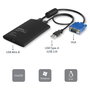 StarTech Adaptador Crash Cart USB con Transferencia de Ficheros y Captura de Vídeo Full HD Negro