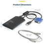 StarTech Adaptador Crash Cart USB con Transferencia de Ficheros y Captura de Vídeo Full HD Negro