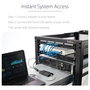 StarTech Adaptador Crash Cart USB con Transferencia de Ficheros y Captura de Vídeo Full HD Negro
