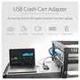 StarTech Adaptador Crash Cart USB con Transferencia de Ficheros y Captura de Vídeo Full HD Negro