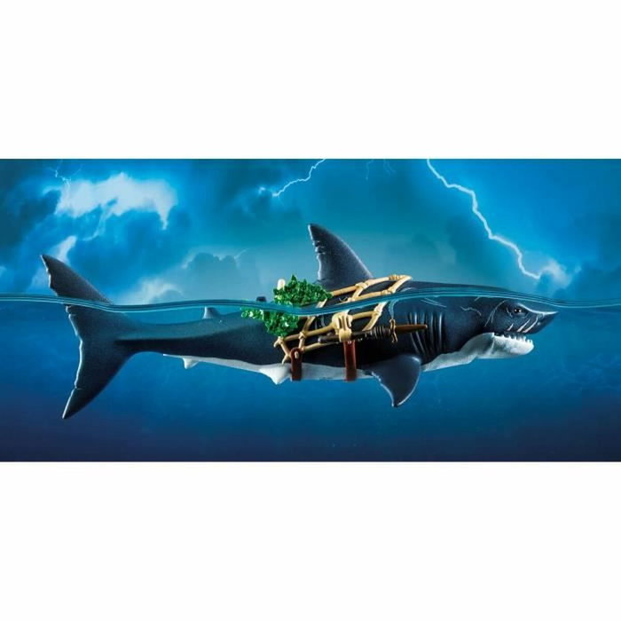 PLAYMOBIL Tiburón Gigante con Pirata 71793 PLAYMOBIL Tiburón Gigante con Pirata 71793