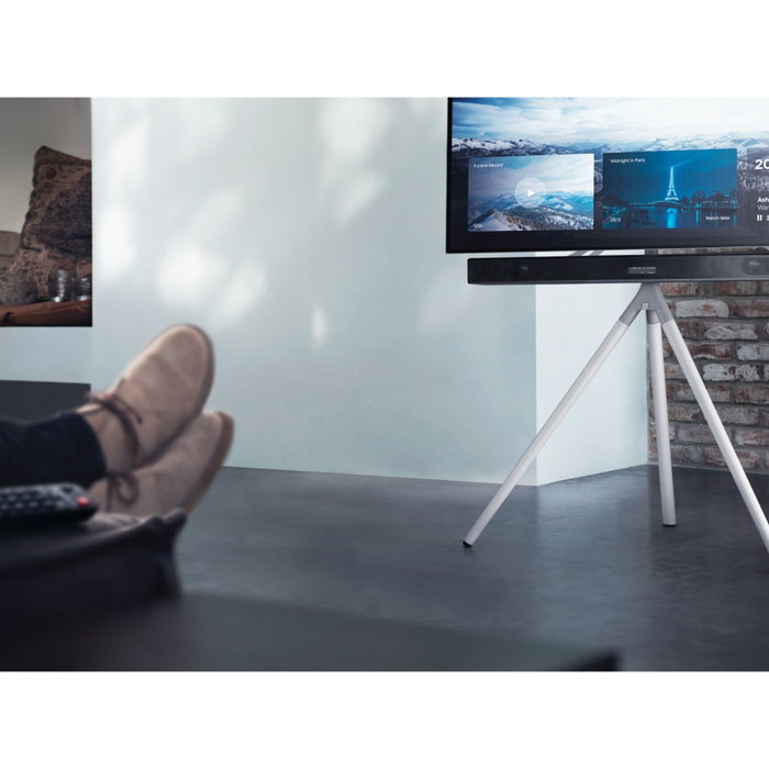 One For All WM7462 Soporte de TV Trípode de Metal Titanium White One For All WM7462 Soporte de TV Trípode de Metal Titanium White
