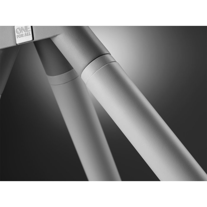 One For All WM7462 Soporte de TV Trípode de Metal Titanium White One For All WM7462 Soporte de TV Trípode de Metal Titanium White