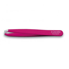Tres Claveles Pinza de Depilar Cangrejo Rosa 9 cm