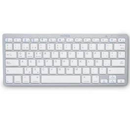 Nilox NXKB01S Teclado Bluetooth Español Blanco Inalambrico 10m 14 Teclas Multimedia