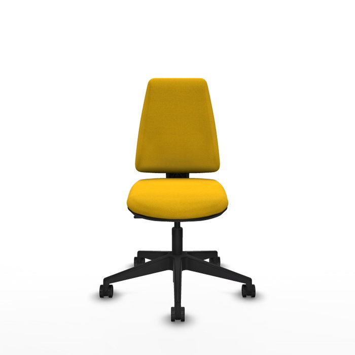 PIQUERAS Y CRESPO Silla de oficina Elche Amarillo sin brazos
