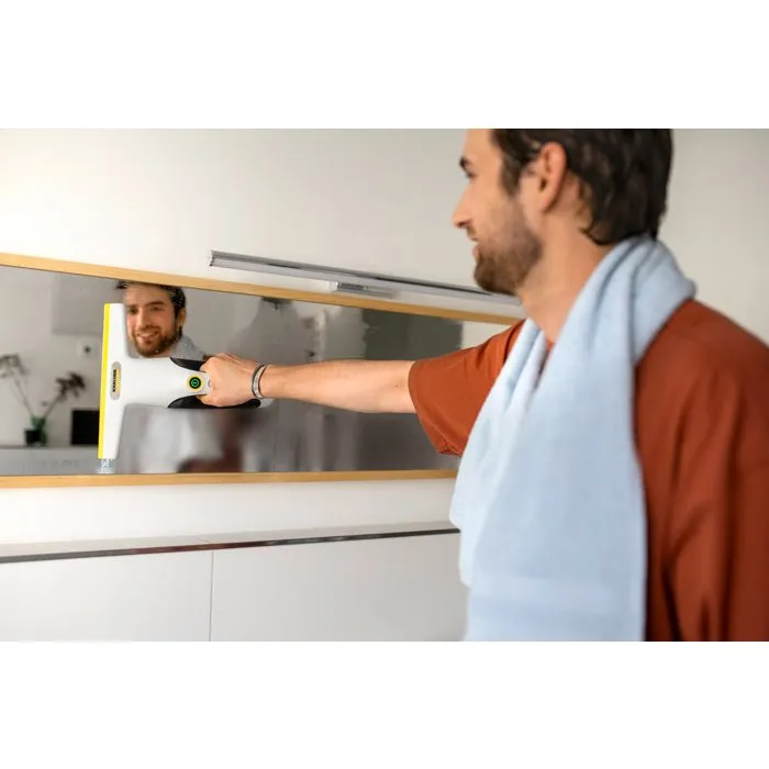 Kärcher WV 2 Universal Care Limpiacristales, Escobilla XL 280 mm, Autonomía 35 min, Limpia hasta 105 m²