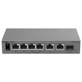 Ruijie RG-ES207GS-P Switch Gestionable L2 de 7 Puertos con 54W PoE y Gestión en la Nube
