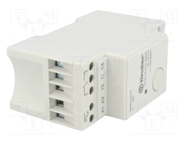 FINDER Relé de instalación SPDT 12V AC/DC FINDER Relé de instalación SPDT 12V AC/DC