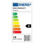 Ventilador de Techo EDM Modelo Kara con Luz LED Ajustable 3000K/4000K/6000K, Ø132 cm, 3 Aspas Blanca, Negro, 30 W, DC, 6 Velocidades, Control Remoto