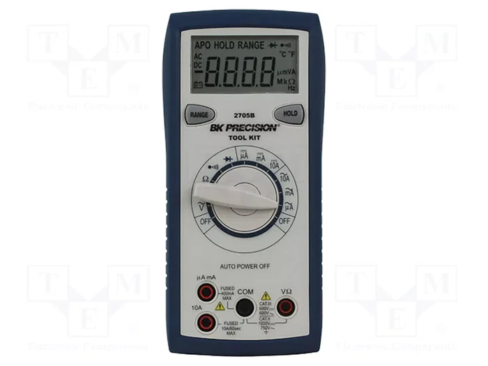 B&K PRECISION BK2705B Multímetro Digital con LCD B&K PRECISION BK2705B Multímetro Digital con LCD