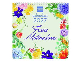 Finocam Calendario de Pared 2027 con Frases Motivadoras en Catalán