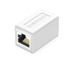 Vention Adaptador Conector RJ45 IPVW0 Cat6 FTP Hembra a Hembra Blanco