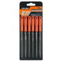 Black+Decker Juego de 6 mini limas para metal y madera