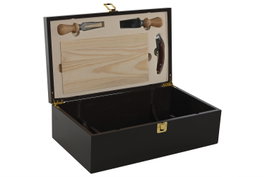 DKD Home Decor Set de 5 piezas Winery con tabla de queso Marrón oscuro